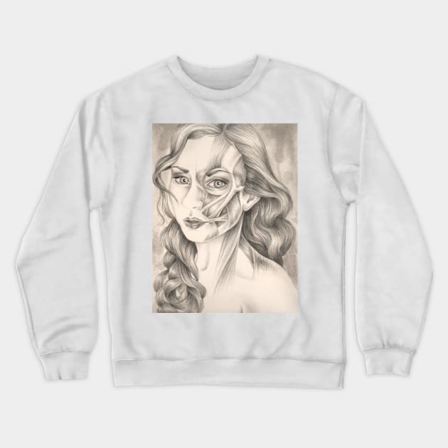 I Turn Myself Inside Out (Tori Amos) Crewneck Sweatshirt by JenLightfoot